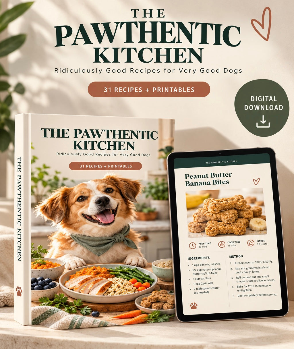 The Pawthentic Kitchen: 31 Healthy Homemade Dog Recipes