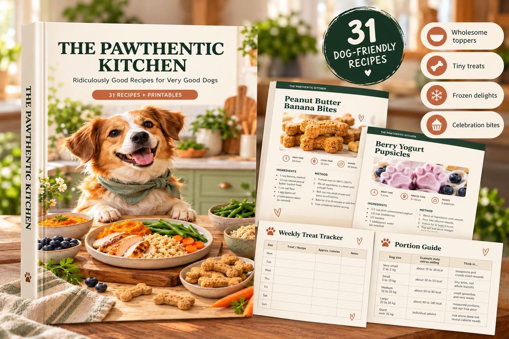 The Pawthentic Kitchen: 31 Healthy Homemade Dog Recipes